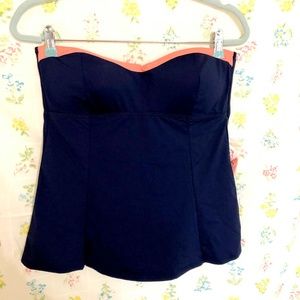 L Tommy Bahama peplum bandeau cup bandeau large